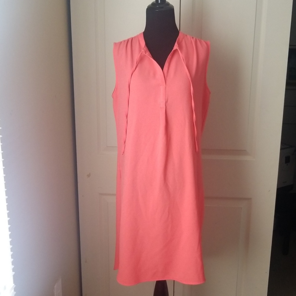 Sleeveless Flowing Shift Dress